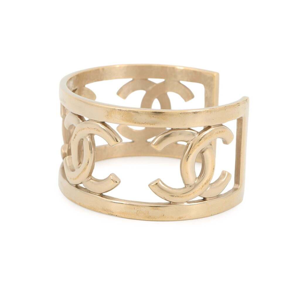 CHANEL Gold Logo Bracelet - Picture 2 of 12